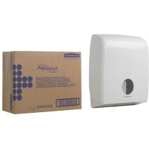 Aquarius Dispenser di carta igienica intercalata Bulk Pack Aquarius 6990 - 1 dispenser di carta igienica intercalata bianca