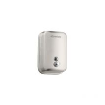 Dispenser di sapone liquido verticale a parete in acciaio