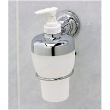 Dispenser sapone liquido a ventosa – 100% forza di aspirazione – plastica di qualità – resistente ai raggi UV – Everloc