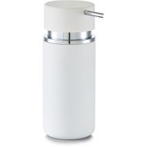 18570 Erogatore di Sapone 'Rubber', Ceramica, Bianco, 0.1x6.6x16.5 cm - Zeller