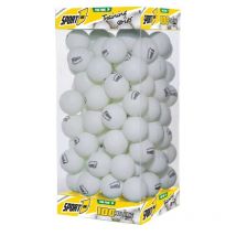Display 100 palline training bianche ping pongmm 38 sport one forma mandelli EJ-8003029701806
