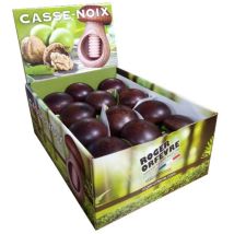 Casse-noix en bois champignon – 10 cm de hauteur – Ustensile de cuisine élégant – LINITOP