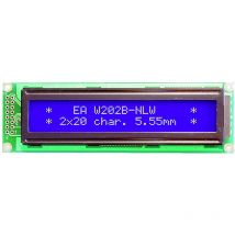 Display Visions - 7-Segment-Anzeige Blau-Weiß 5.55 mm 3.3 v, 5 v Ziffernanzahl: 2