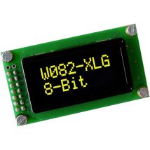 Display Visions - OLED-Display Gelb-Grün 5.55 mm 3.3 v, 5 v Ziffernanzahl: 2 EAW082-XLG