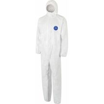 Tyvek White Hooded Protective Coveralls (L)