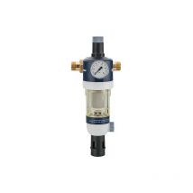 WS - Dispositif de filtrage d'eau sanitaire raccord + manometre inclus dn 25 (1') avec réducteur de pression
