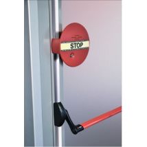Gfs - Dispositif De Surveillance Dexcon Sans Portes De Pré-alarme Avec Poussoirs Plastique Rouge