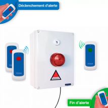 Ultra Secure - Dispositif ppms alerte / alarme - modulable radio sans-fil longue distance