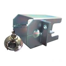 Hp Autozubehör - Dispositivo de seguridad para caja de remolque sta galv.L190xW125xH114mm G.1.9kg caja plateada