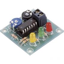Dispositivo di controllo per batteria Misuratore tensione batteria auto kit da costruire Conrad Components 195308 12 v/