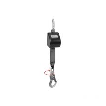 Cinta enrollador retráctil vertical con mosquetón y autobloqueo roltex Safetop