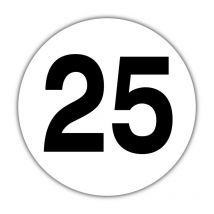 Disque 25KM/H pvc