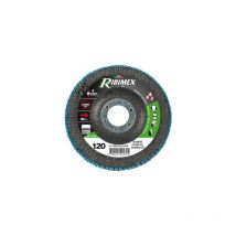 Disque à lamelles 115MM bombé grain abrasif 120 Zirconium