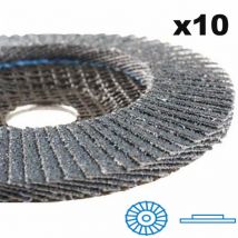 Finish - Disque à lamelles plates Zirconium Ø125mm - Grain 60 - rb 48024 yx hermes - Cond. /pcs: 1