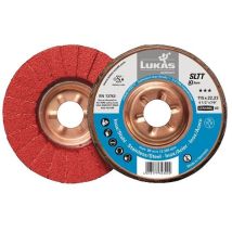 Disque À Lamelles Sltt Ceramic D. 178 Mm Granulation 60 Plat Inox/acier Grain Cé (par 10)