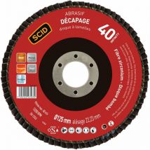Disque zirconium infinity bombé ø 125 mm 40 1