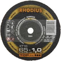 Disque à tronçonner droit Rhodius XT10 mini 206804 75 mm 10 mm 1 pc(s)