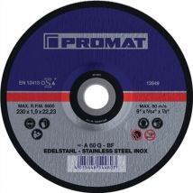 Ruko Gmbh - Disque à tronçonner inox D115x15 mm droit inox perçage 22,23 mm (Par 25)