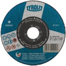 Meule à tronçonner basic 42 - ø 115 mm - Épaisseur 2.5 mm Tyrolit