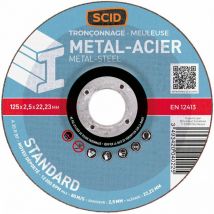 Disque à tronçonner standard 125 5 métaux