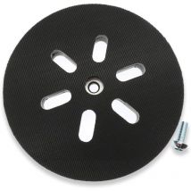 Disque Abrasif 150 mm Plateau Ponceuse Compatible avec Bosch gex 150, gex 150 ac, gex 150 Turbo Ponceuse Dureté,Plateau et patin de ponçage
