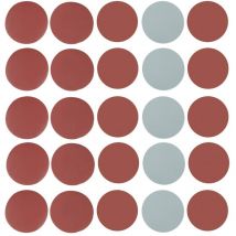 Jeffergarden 25pcs Mix Grit Sander Disque Ponçage Polissage Papier Tampons Abrasif Papier Abrasif Ensemble