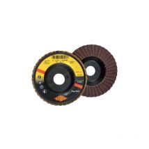 Disque abrasif Stark avec rabats mm 115x22 grain 60 pour meuleuses