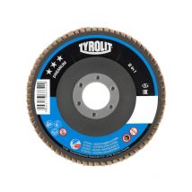 Disque à lamelles premium 27A - ø 125 mm - Grain 80 Tyrolit