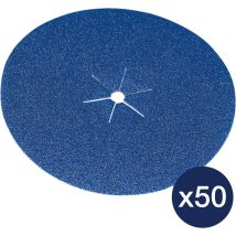 Disque Abrasif Antistatique En Zirconium 150 Mm – Grain 60 – Pack De 50 – Pour Ponçage Bois Dur – Fixation Velcro – Bona