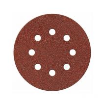 Disque auto-agrippant ø 125 mm 8 trous 40 x 2 / 80 x 2 / 120 x 1 5