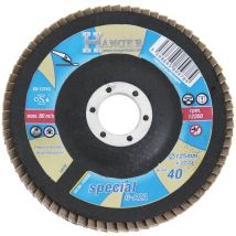Disque bombé à lamelles zirconium 125mm grain 40 Hanger 150030