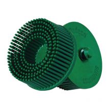 Tyrolit - Disque brosse radiale Sunburst D.51mm K.50 A50 xcrs B.51 vert 25000min