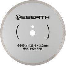 Disque de coupe en diamant Eberth 300 mm