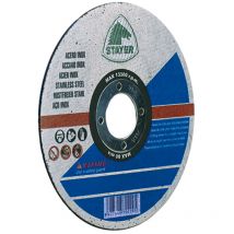 Stayer Iberica - Disque inox extra-fin standard A60TBF-41 pour coupe de matériaux ferreux (13300 rpm) Ø115x1x22,23mm