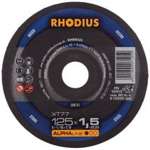 Disque XT77 125X1,5X22,2 acier Rhodius