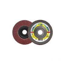 Disque de découpe à lamelles Klingspor smt 674 supra cevolution 125 x 22,23 mm, grain 60, Contre-coudé