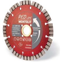 Montolit - disque de diamant 160 mm pour BŽëTON granit porphyre pierre dure lasermont LBH160