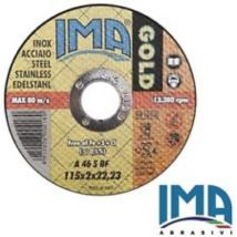 Disque de meule abrasive Ima 230x2 mm pour scie a onglets en fer acier