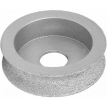 Disque de ponçage 7.5 Cm meule concave diamantée brasée Meule pierre marbre granit (3.0 cm)