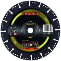 Rhodius - Disque de tronconnage diamant - topline - DG210 Allcut - 230 x 3,0 x 2,8 x 22,23mm