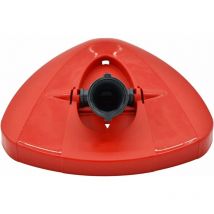 Aougo - Disque de tête de vadrouille Triangulaire Rouge Portable Compatible avec Les Accessoires de Remplacement de Base de vadrouille rotative en