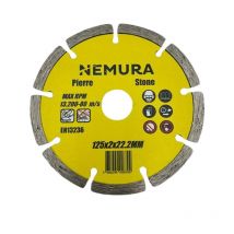 Disque diamant 125mm pour béton pierre et brique (125 x 2.0 x 22.2MM)