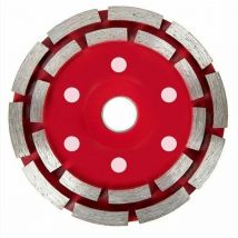 Disque diamant abrasif pour poncer le béton, la pierre, la brique, le marbre et le granit, 125 mm,Irisfr(1pcs)