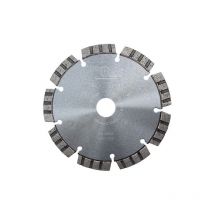 Disque Diamant avec segments turbo soudés - 150 mm - 10 mm - 22,23 mm - 2,6 mm - 9 segments - Adapté béton armé et matériaux de construction