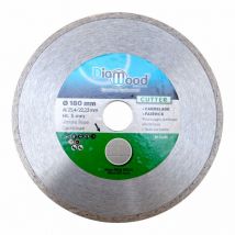 Disque Diamant Carrelage et Faïence pour Meuleuse - Lame Diamantée à Tronçonner - Découpe Parfaite et Professionnelle - Diamètre 180 mm - Alésage