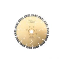 Diamwood - Disque Diamant Pro predator avec Segments Soudés Laser - 230 mm - Alésage 22,23 mm - Hauteur 15 mm - Épaisseur 2,3 mm - 14 Segments