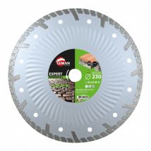Leman - Disque Diamant Jante Continue Tuile, Pierre 230x22,23 Ht 9