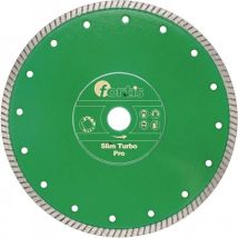 Disque diamant Slim Turbo Pro ø 180 mm avec Segment 7 mm Alésage 254 mm fortis