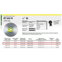 331043 dt 900 fl disques à tronçonner diamant 125 x 1,4 x 22,23 mm, 1,4 x 7 mm bord fermé avec fentes laser, contenu - - Klingspor