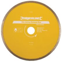 Disque Diamant À Tronçonner Le Carrelage 200 X 25.4 Mm Silverline 918528
